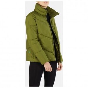 Save The Duck Green Quilted Puffer Jacket